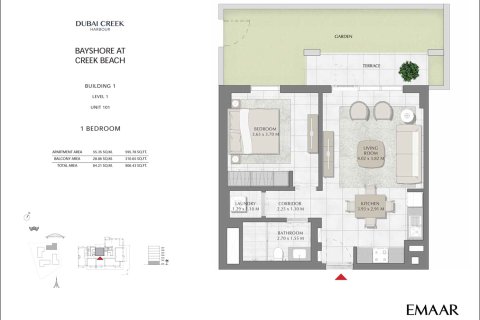 1 bedroom Apartment in BAYSHORE Dubai Creek Harbour (The Lagoons), UAE No. 173201 9