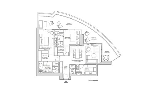 Appartement de 3 chambres à Dubai Harbour, UAE No. 145116 13