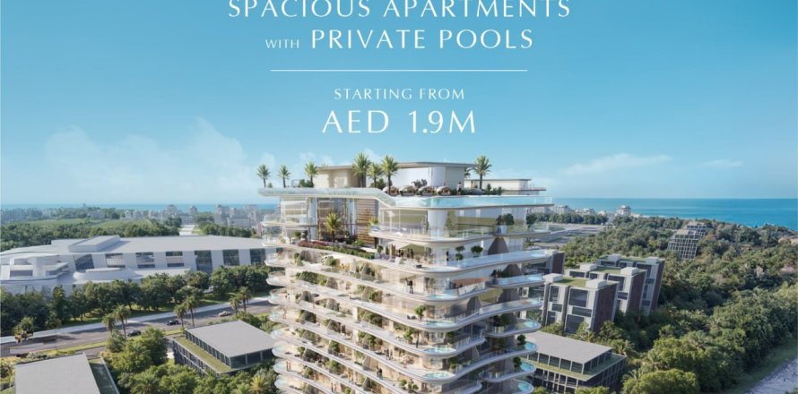 Appartement de 2 chambres à Beach Walk 2 Dubai Harbour, UAE No. 97931