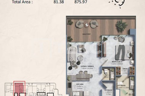 1 bedroom Apartment in Dubai Land, UAE No. 167602 18