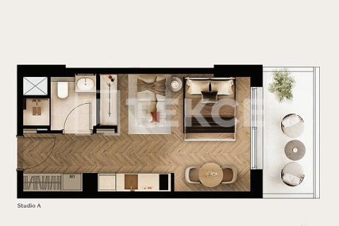 Apartamento tipo estudio Estudio en Dubai Studio City, UAE No. 172322 15