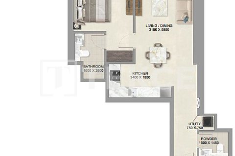 Appartement de 1 chambre  No. 124889 25