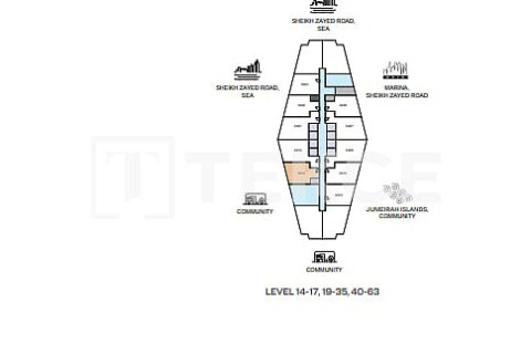 Appartement de 1 chambre  No. 124889 13