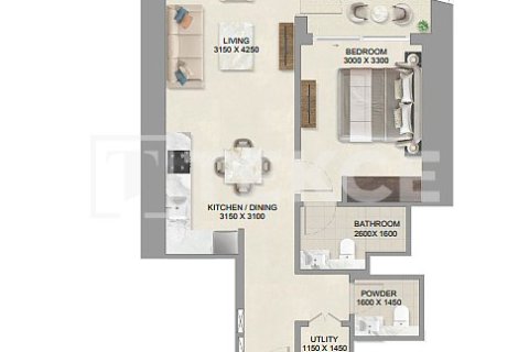 Appartement de 1 chambre  No. 124889 23