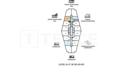 Appartement de 1 chambre  No. 124889 17