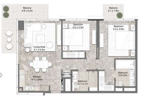 Apartment de 2 dormitorios en GOLF SUITES  No. 108915 5