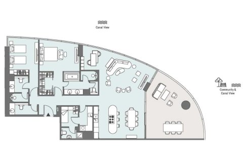 Apartment de 2 dormitorios en JUMEIRAH LIVING BUSINESS BAY  No. 109180 5