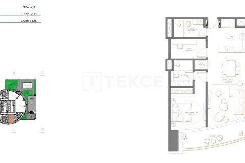 Duplex de 2 dormitorios en Palm Jumeirah, UAE No. 210671 4
