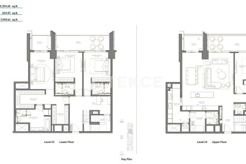 Duplex de 2 dormitorios en Palm Jumeirah, UAE No. 210671 7