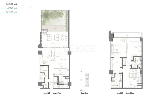 Duplex de 2 dormitorios en Palm Jumeirah, UAE No. 210671 6