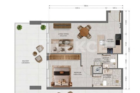 Квартира студия в Dubai Land, ОАЭ №208442 25