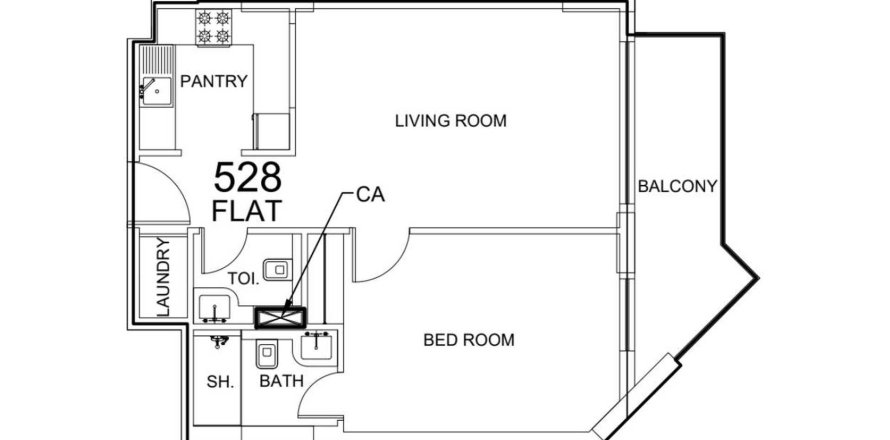1 غرف نوم شقة في Glorious Central Residences  رقم 117501