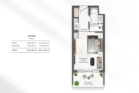 Apartment de 35m²  No. 123829 7