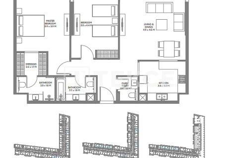 1 bedroom Apartment in Aljada, UAE No. 149062 12