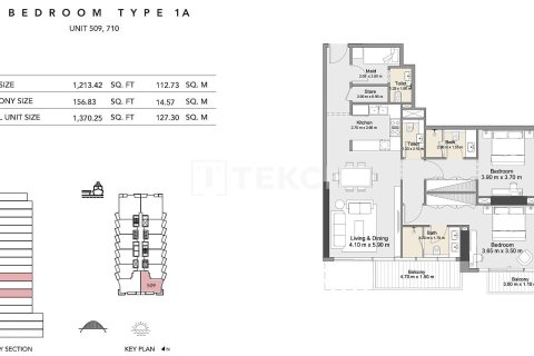 Квартира с 2 спальнями в Дубай, ОАЭ №146429 12