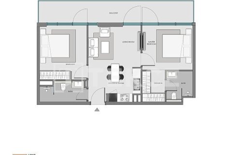 2 غرف نوم شقة  رقم 133898 28