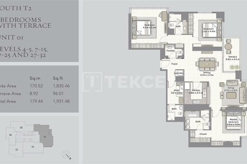 2 bedrooms Apartment in Dubai, UAE No. 134593 25