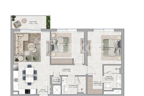 Apartment de 2 dormitorios  No. 134594 10