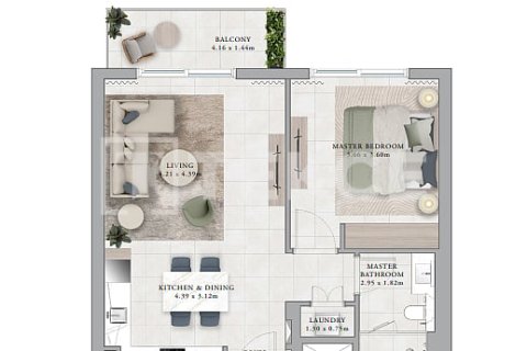 Apartment de 2 dormitorios  No. 134594 9