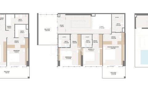 Квартира с 1 спальней  №108038 29