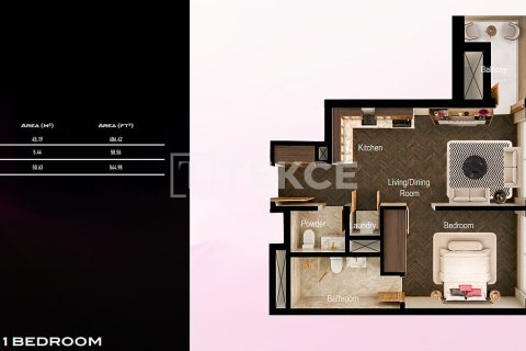Appartement de 1 chambre à Al Satwa, UAE No. 165512 15