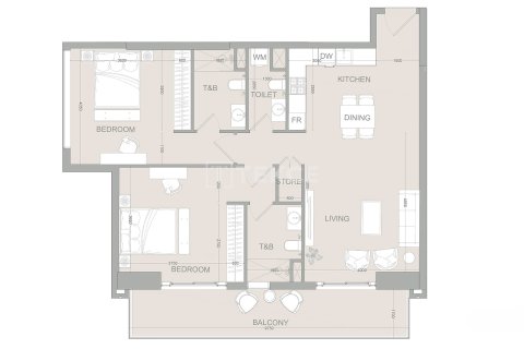 Apartment de 2 dormitorios en Dubai Sports City, UAE No. 165510 15