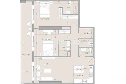 Apartment de 2 dormitorios en Dubai Sports City, UAE No. 165510 16
