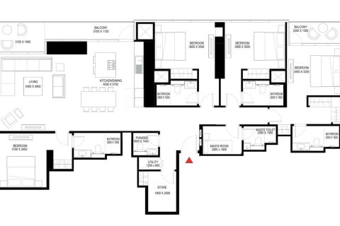 Квартира с 4 спальнями  №109098 4