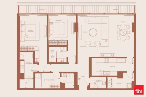 2 bedrooms Apartment in Dubai, UAE No. 148716 12