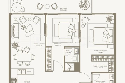 1 غرف نوم شقة في أم القيوين, الإمارات العربية المتحدة رقم 144107 25