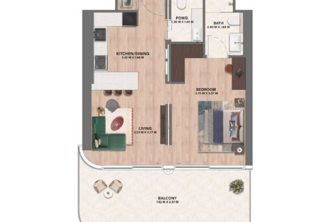 Studio Apartment in Motor City, UAE No. 170423 11
