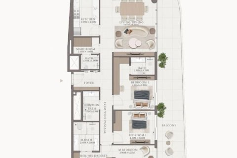 1 bedroom Apartment in wasl gate, UAE No. 170420 31