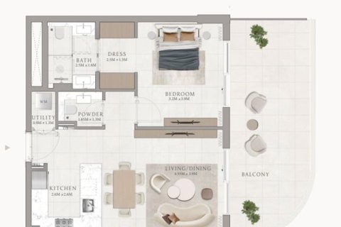 1 bedroom Apartment in wasl gate, UAE No. 170420 29