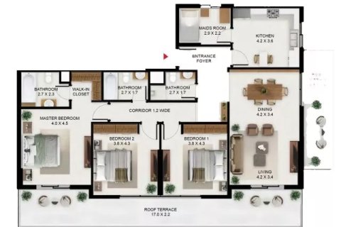Apartamento tipo estudio Estudio en Dubai, UAE No. 170419 13
