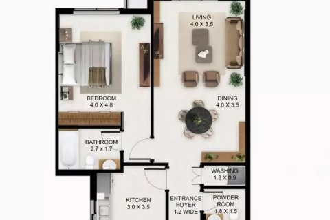 Apartamento tipo estudio Estudio en Dubai, UAE No. 170419 11