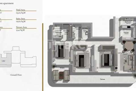 Apartment de 1 dormitorio en Al Warsan, UAE No. 172173 16
