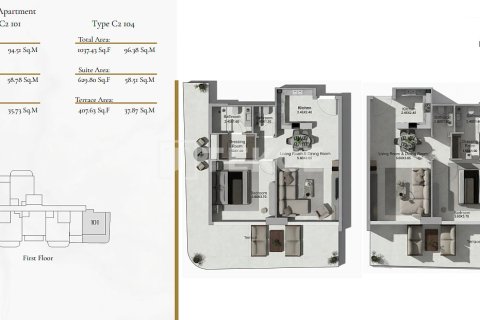 Apartment de 1 dormitorio en Al Warsan, UAE No. 172173 25
