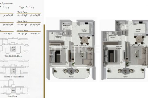 Apartment de 1 dormitorio en Al Warsan, UAE No. 172173 22