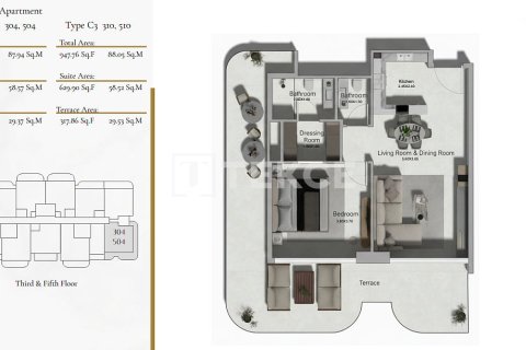 Apartment de 1 dormitorio en Al Warsan, UAE No. 172173 26