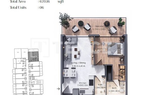 Studio Apartment in Al Warsan, UAE No. 172178 20