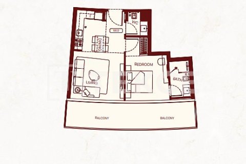 Apartment de 1 dormitorio en Majan, UAE No. 172174 26