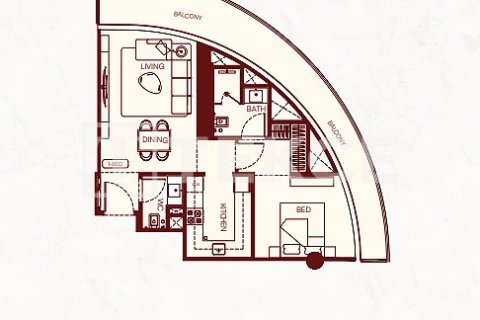 Apartment de 1 dormitorio en Majan, UAE No. 172174 24