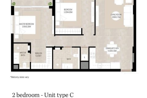 2 bedrooms Apartment  No. 132135 12