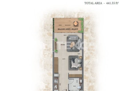 Apartment de 2 dormitorios en Jumeirah Village Circle, UAE No. 203359 3