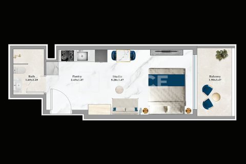 Appartement de Studio à Dubai Sports City, UAE No. 99321 23