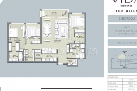 Apartment de 3 dormitorios en The Hills, UAE No. 102445 26