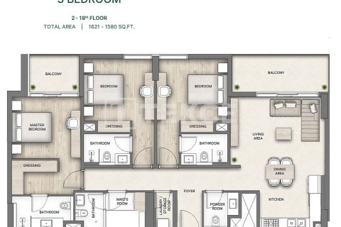 Apartment de 1 dormitorio en Ras Al Khaimah, UAE No. 187069 26