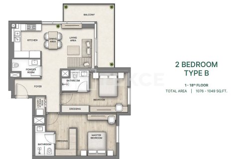 Apartment de 1 dormitorio en Ras Al Khaimah, UAE No. 187069 25