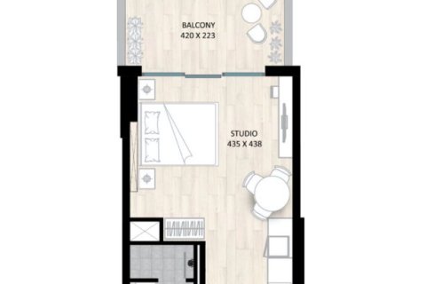 42مربع، شقة في Avant Garde Residences 2 دائرة قرية جميرا, الإمارات العربية المتحدة رقم 173213 20