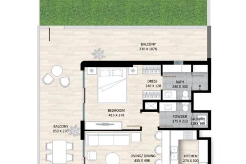 42مربع، شقة في Avant Garde Residences 2 دائرة قرية جميرا, الإمارات العربية المتحدة رقم 173213 21